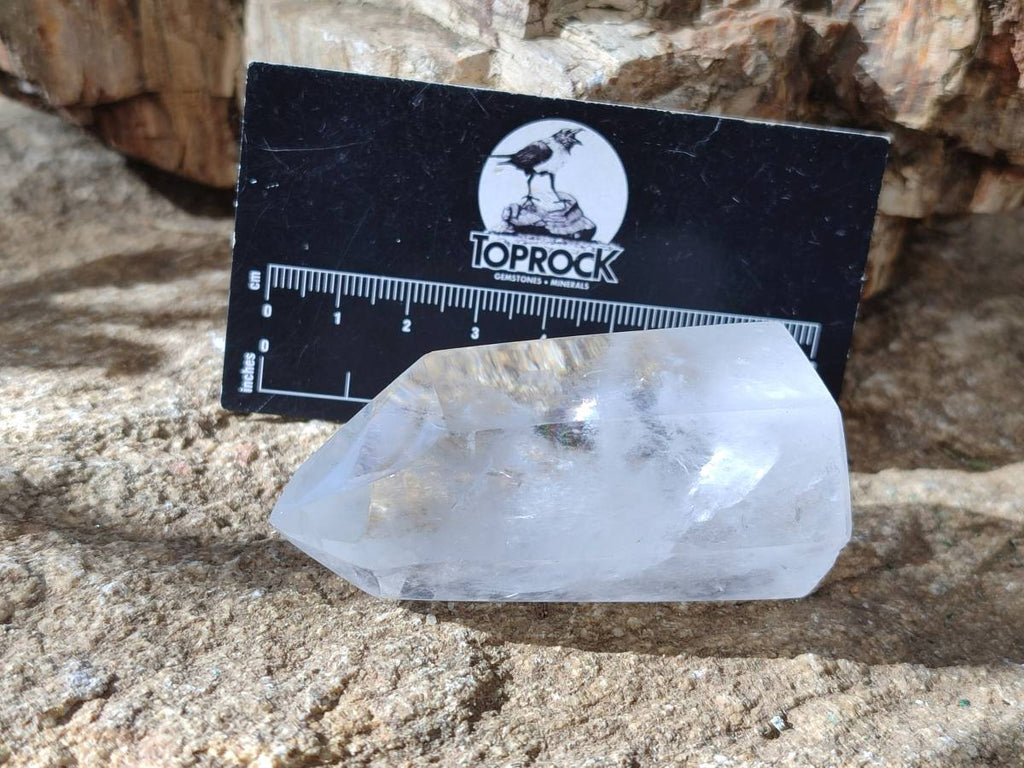 Polished Clear Quartz Crystals x 12 From Madagascar - Toprock Gemstones and Minerals 