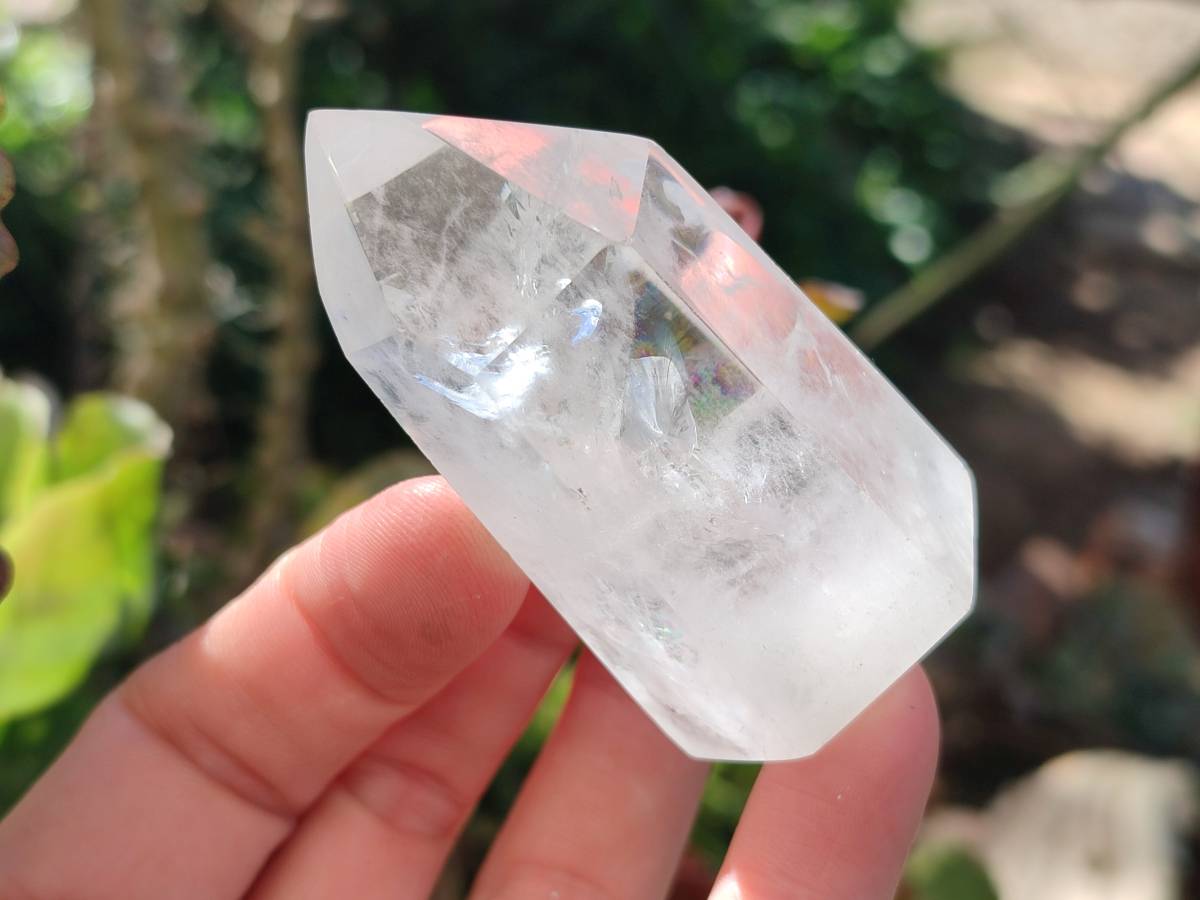 Polished Clear Quartz Crystals x 12 From Madagascar - Toprock Gemstones and Minerals 