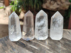 Polished Clear Quartz Crystals x 12 From Madagascar - Toprock Gemstones and Minerals 