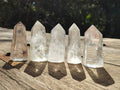 Polished Clear Quartz Crystals x 12 From Madagascar - Toprock Gemstones and Minerals 