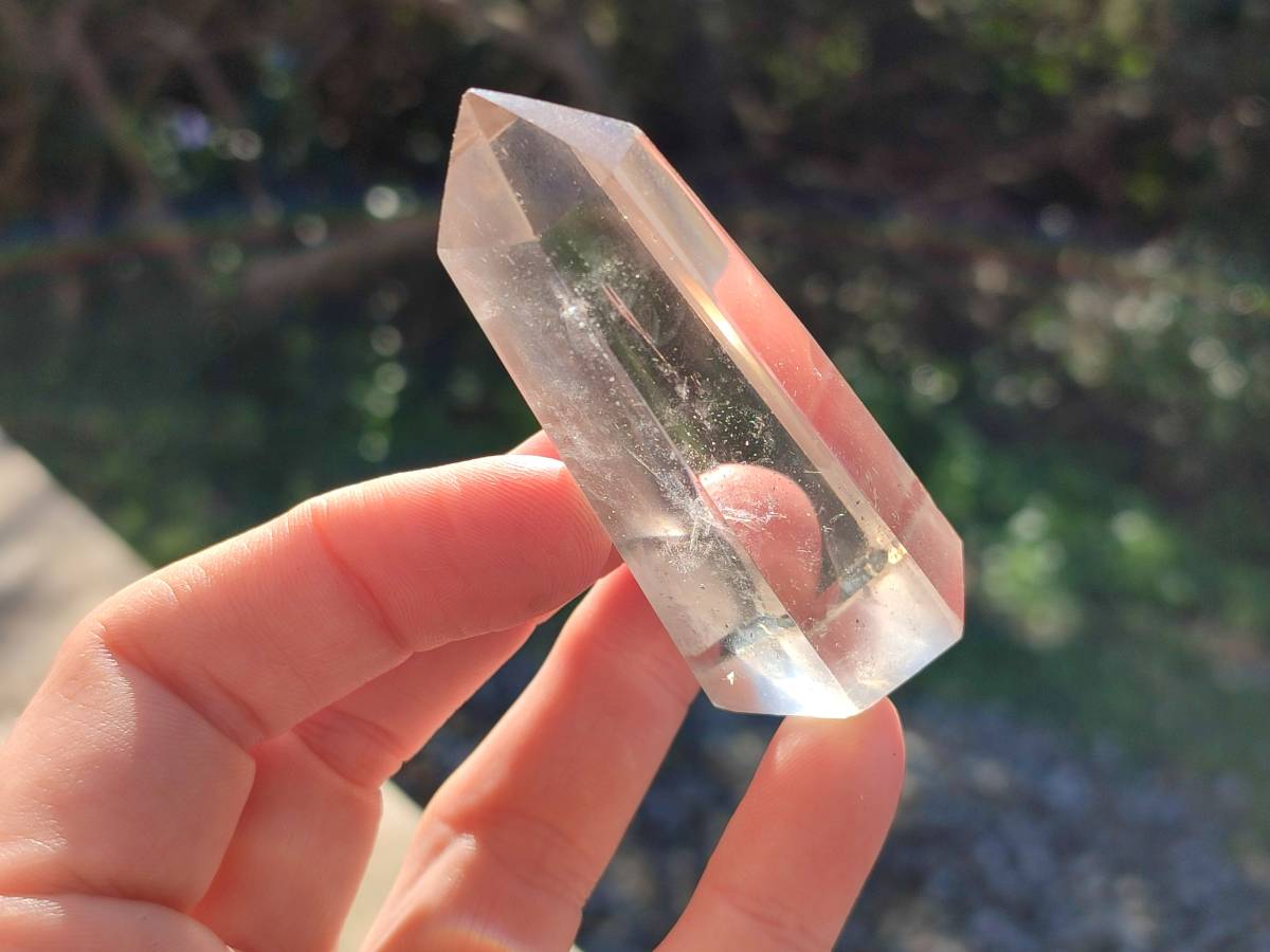 Polished Clear Quartz Crystals x 12 From Madagascar - Toprock Gemstones and Minerals 