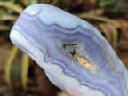 Polished Large Blue Lace Agate Free Forms x 6 From Nsanje, Malawi - Toprock Gemstones and Minerals 