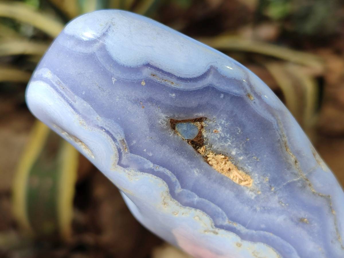 Polished Large Blue Lace Agate Free Forms x 6 From Nsanje, Malawi - Toprock Gemstones and Minerals 