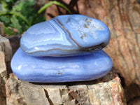 Polished Large Blue Lace Agate Free Forms x 6 From Nsanje, Malawi