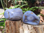 Polished Large Blue Lace Agate Free Forms x 6 From Nsanje, Malawi - Toprock Gemstones and Minerals 