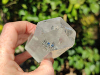 Polished Rainbow Veil Quartz Crystals x 3 From Madagascar