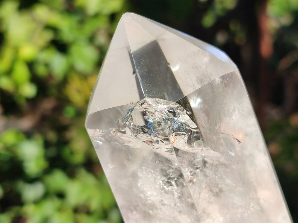 Polished Rainbow Veil Quartz Crystals x 3 From Madagascar - Toprock Gemstones and Minerals 