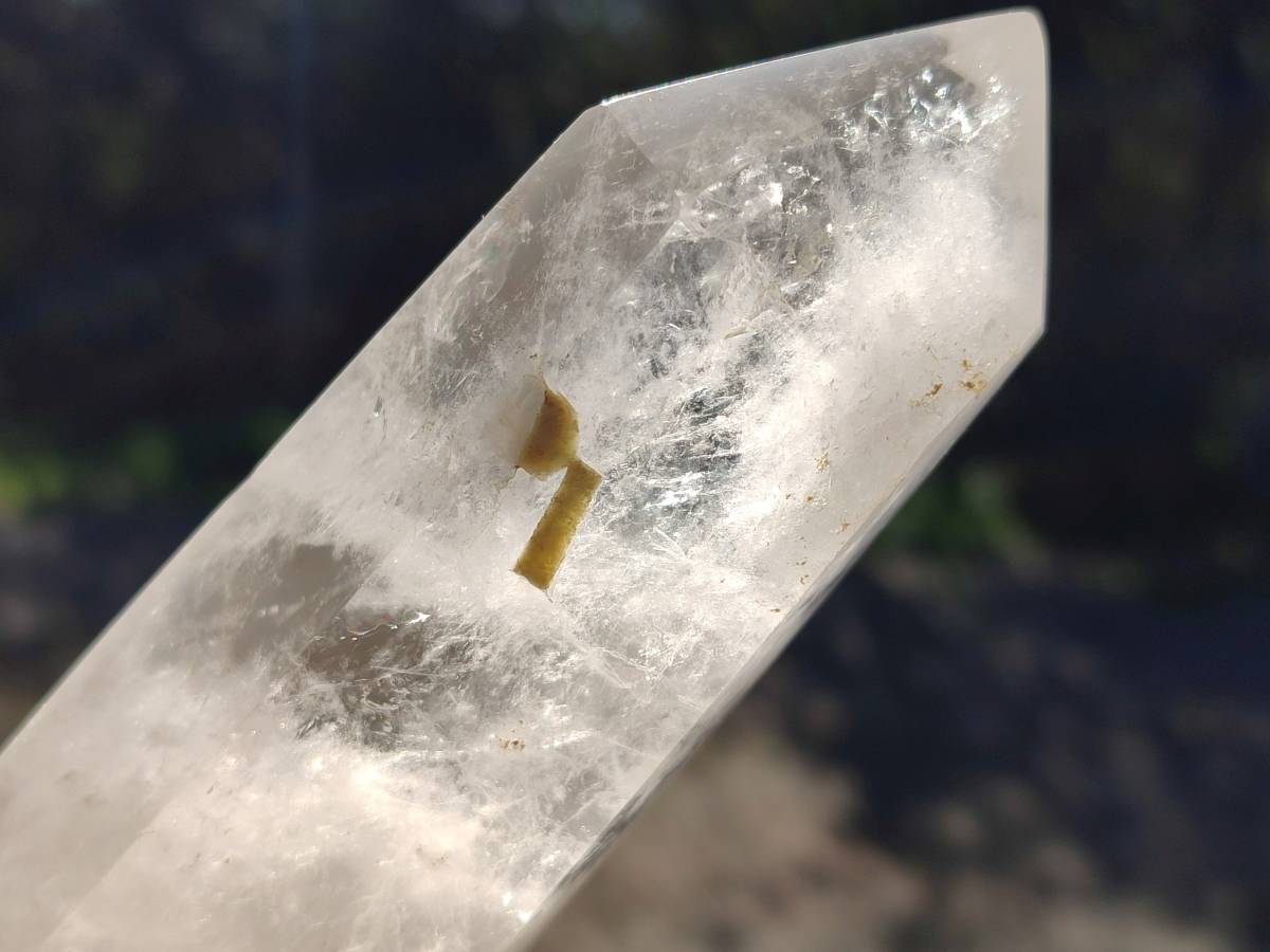 Polished Rainbow Veil Quartz Crystals x 3 From Madagascar - Toprock Gemstones and Minerals 