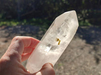 Polished Rainbow Veil Quartz Crystals x 3 From Madagascar