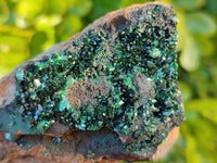 Natural Super Rare Crystalline Malachite on Dolomite Matrix Specimens x 6 From Tenke Fungurume, Congo - Toprock Gemstones and Minerals 