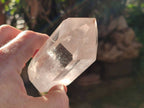 Polished Rainbow Veil Clear Quartz Crystals x 6 From Madagascar - Toprock Gemstones and Minerals 
