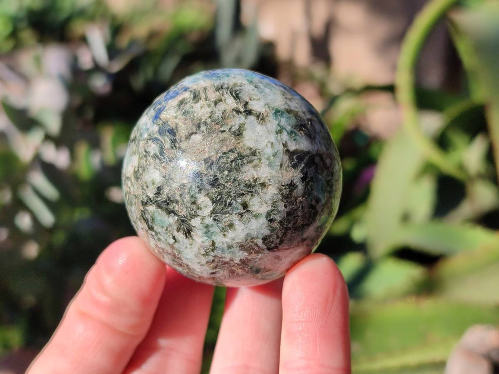 Polished Emerald Mica In Spheres x 3 From Mutoko, Zimbabwe - Toprock Gemstones and Minerals 