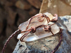 Hand Made Copper Wire Wrapped Pendants x 6 From Southern Africa - Toprock Gemstones and Minerals 