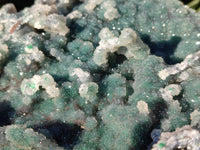 Natural Exquisite Drusy Quartz Coated Ball Malachite Stalactites On Dolomite Matrix Specimen x 1 From Kambove, Congo - Toprock Gemstones and Minerals 