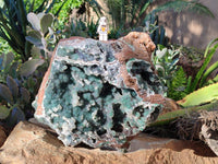 Natural Exquisite Drusy Quartz Coated Ball Malachite Stalactites On Dolomite Matrix Specimen x 1 From Kambove, Congo - Toprock Gemstones and Minerals 