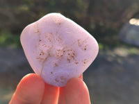 Polished Blue Lace Agate Tumbled Stones x 20 From Nsanje, Malawi