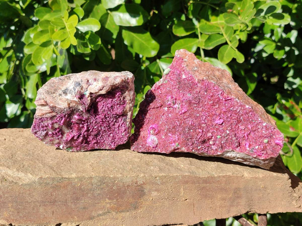 Natural Drusy Salrose on Dolomite Matrix Specimens x 3 From Kakanda, Congo - Toprock Gemstones and Minerals 