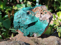 Natural Super Rare Crystalline Malachite on Dolomite Matrix Specimens x 6 From Tenke Fungurume, Congo - Toprock Gemstones and Minerals 