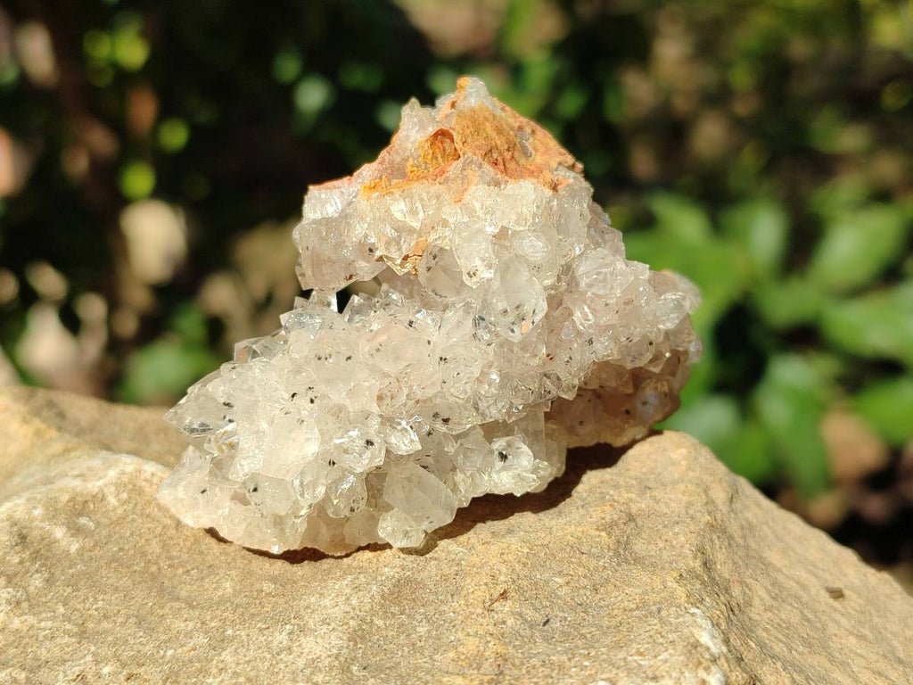 Natural Golden Limonite Quartz Clusters x 28 From Solwezi, Zambia - Toprock Gemstones and Minerals 