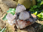 Natural Smokey Limonite Coated Phantom Spirit Quartz Clusters x 3 From Boekenhouthoek, South Africa - Toprock Gemstones and Minerals 