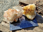 Natural Golden Limonite Quartz Clusters x 24 From Solwezi, Zambia - Toprock Gemstones and Minerals 