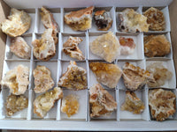 Natural Golden Limonite Quartz Clusters x 24 From Solwezi, Zambia - Toprock Gemstones and Minerals 