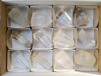 Polished Clear Quartz Crystals x 12 From Madagascar - Toprock Gemstones and Minerals 