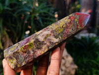 Polished Bastite Dragon Bloodstone Points x 4 From South Africa - Toprock Gemstones and Minerals 