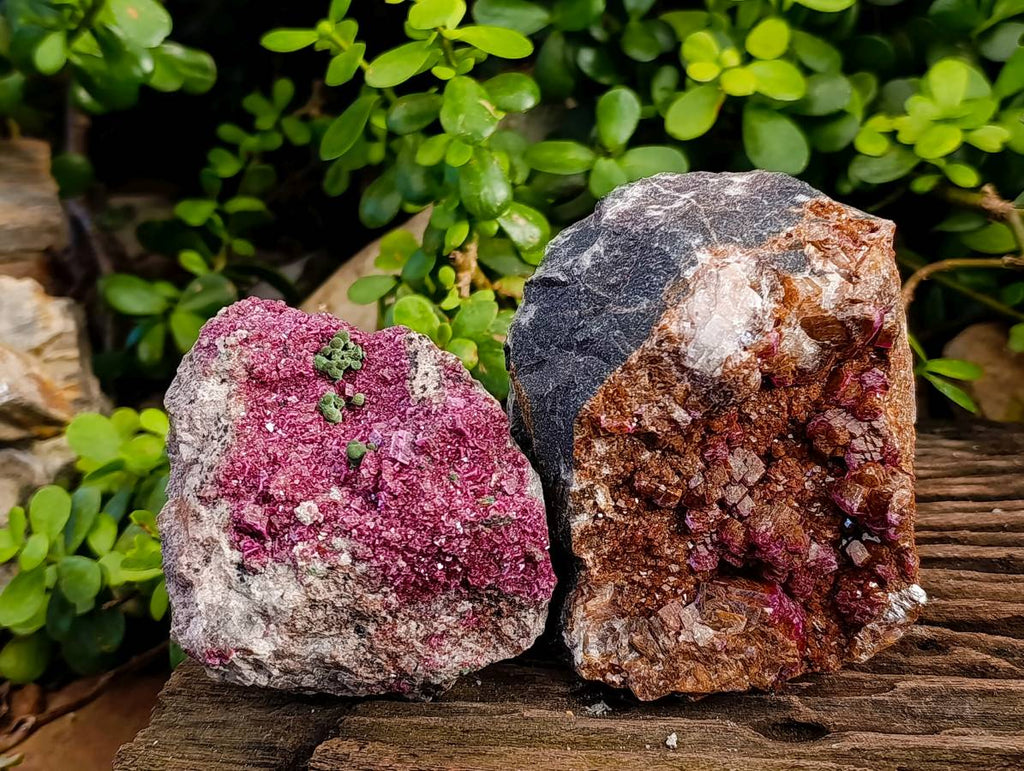 Natural Salrose Cobaltion Dolomite Specimens x 3 From Kakanda, Congo - Toprock Gemstones and Minerals 
