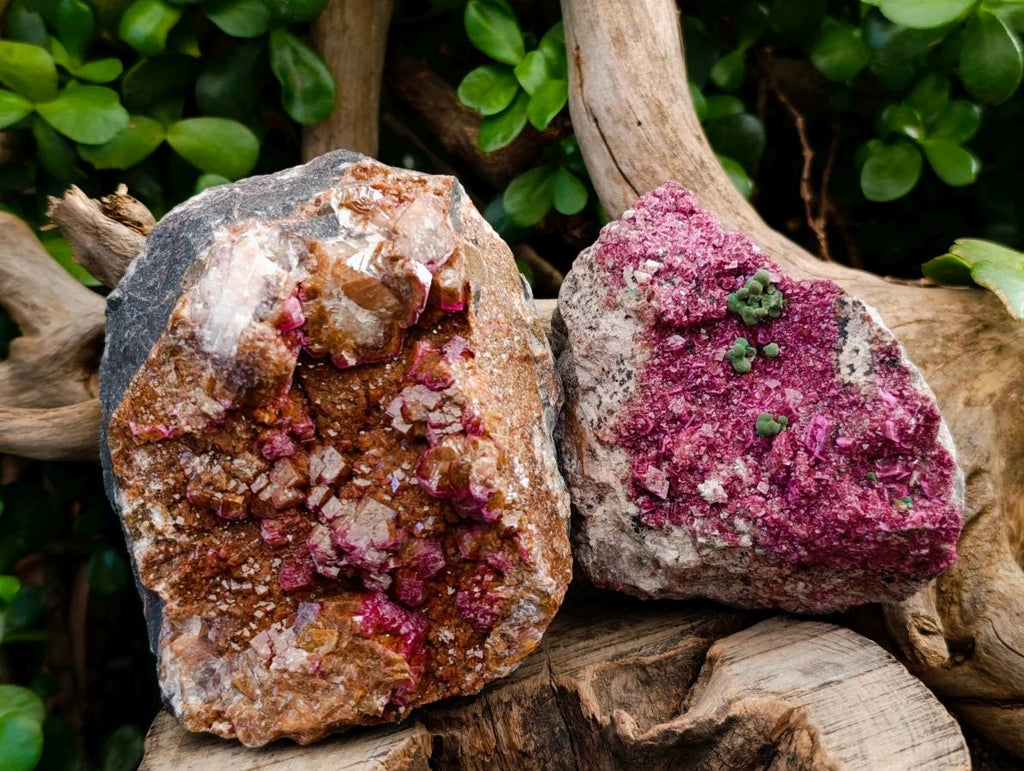 Natural Salrose Cobaltion Dolomite Specimens x 3 From Kakanda, Congo - Toprock Gemstones and Minerals 
