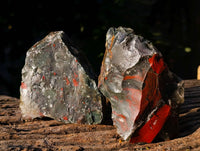 Natural Cobbed Bloodstone Specimens x 6 From Swaziland - Toprock Gemstones and Minerals 