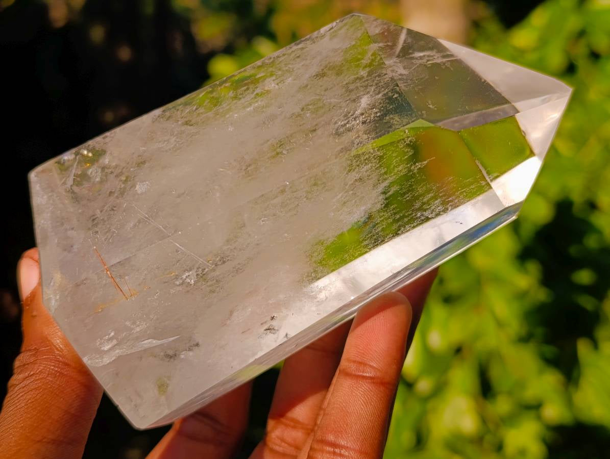 Polished Clear Quartz Crystals x 2 From Madagascar - Toprock Gemstones and Minerals 