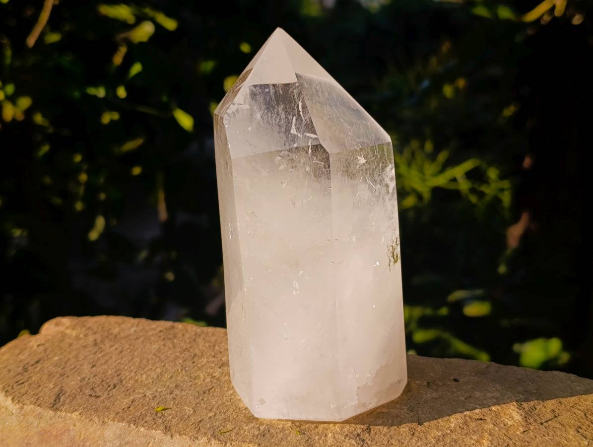 Polished Clear Quartz Crystals x 2 From Madagascar - Toprock Gemstones and Minerals 