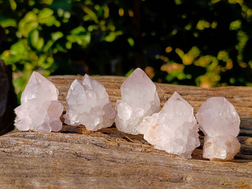 Natural Amethyst Spirit Quartz Crystals x 35 From South Africa - Toprock Gemstones and Minerals 