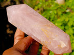 Polished Rose Quartz Double Terminated Points x 4 From Madagascar - Toprock Gemstones and Minerals 
