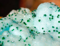 Natural Drusy Coated Chrysocolla with Malachite x 6 From Lupoto Mine, Congo - Toprock Gemstones and Minerals 