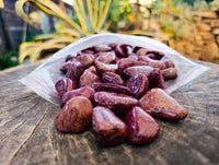 Polished Red Cherry Quartz Tumbled Stones - Sold Per Kg - From South Africa - Toprock Gemstones and Minerals 