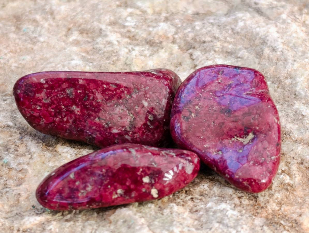 Polished Red Cherry Quartz Tumbled Stones - Sold Per Kg - From South Africa - Toprock Gemstones and Minerals 