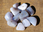 Polished Blue Lace Agate Tumbled Stones - Sold Per Kg - From Malawi - Toprock Gemstones and Minerals 