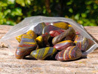 Polished Banded Tiger Iron Tumbled Stones - Sold Per Kg -  From South Africa - Toprock Gemstones and Minerals 