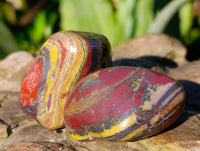 Polished Banded Tiger Iron Tumbled Stones - Sold Per Kg -  From South Africa - Toprock Gemstones and Minerals 