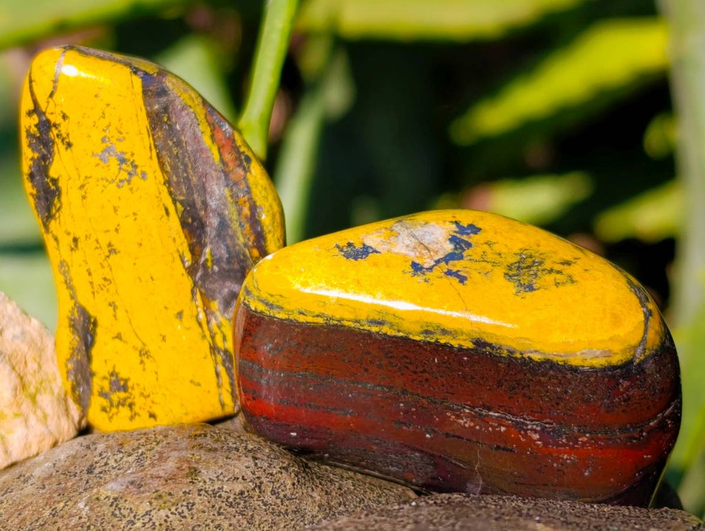 Polished Banded Tiger Iron Tumbled Stones - Sold Per Kg -  From South Africa - Toprock Gemstones and Minerals 