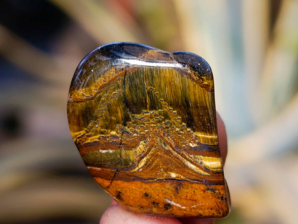 Polished Large Tigers Eye Tumble Stones - sold per 1 kg - From Prieska, South Africa - Toprock Gemstones and Minerals 