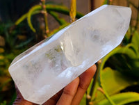 Polished Whispy Veiled Quartz Crystals x 2 From Madagascar - Toprock Gemstones and Minerals 