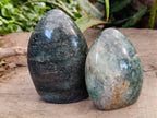 Polished Fuchsite Standing Free Forms x 3 From Madagascar - Toprock Gemstones and Minerals 