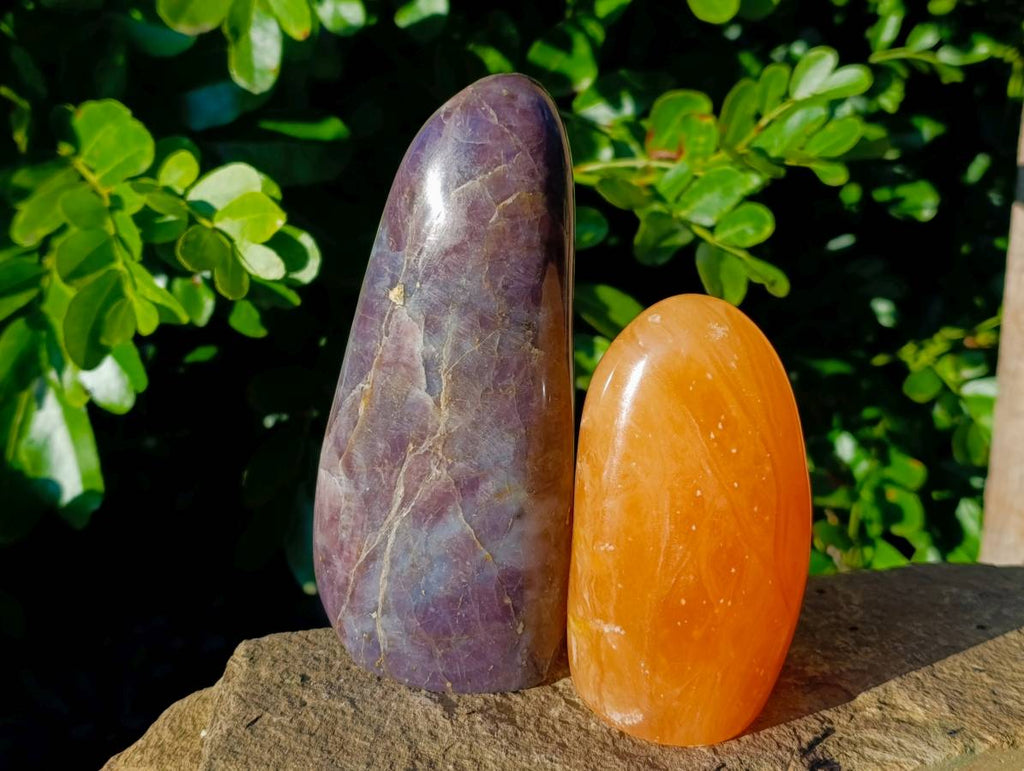 Polished Assortment Of Standing Free Forms x 2 From Madagascar - Toprock Gemstones and Minerals 