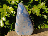 Polished Blue Spotted Spinel Standing Free Forms x 2 From Madagascar - Toprock Gemstones and Minerals 