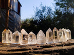 Polished Clear Quartz Crystals x 12 From Madagascar - Toprock Gemstones and Minerals 