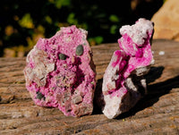 Natural Salrose Cobaltion Dolomite with Ball Malachite x 6 From Kakanda, Congo