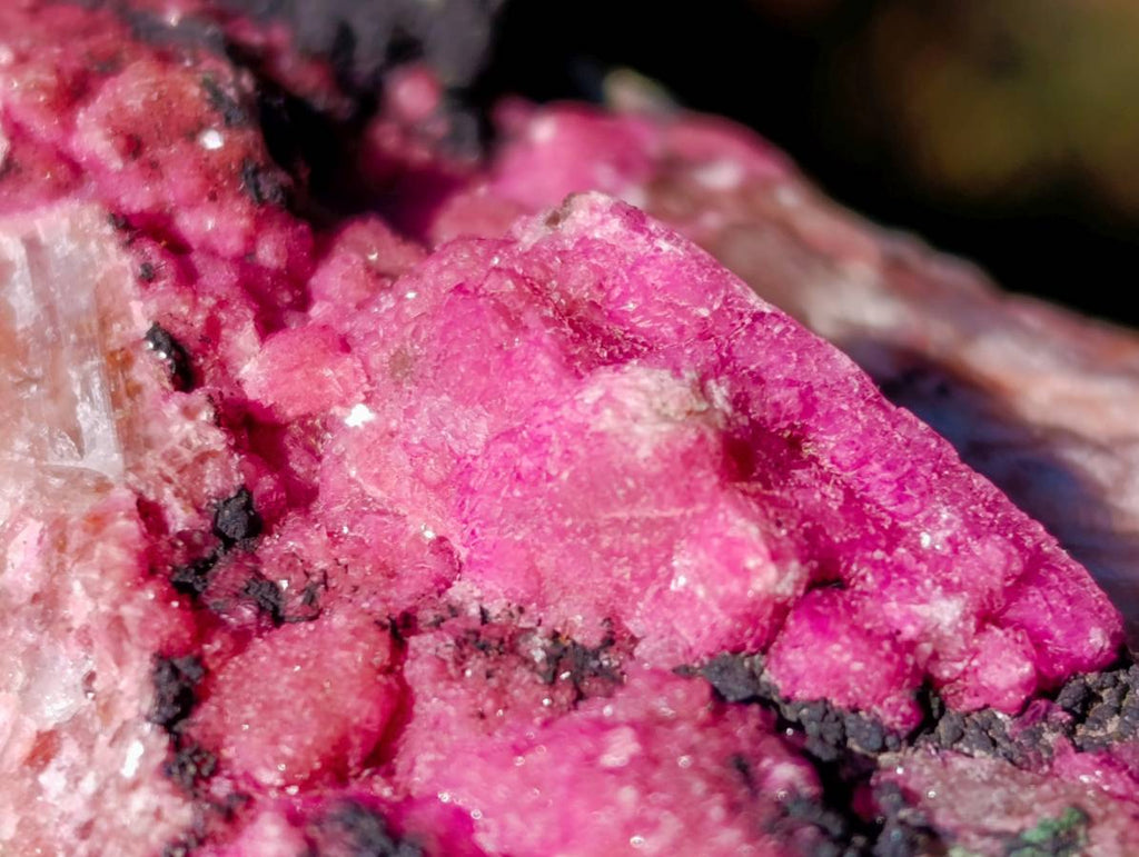 Natural Salrose Cobaltion Dolomite with Ball Malachite x 6 From Kakanda, Congo - Toprock Gemstones and Minerals 